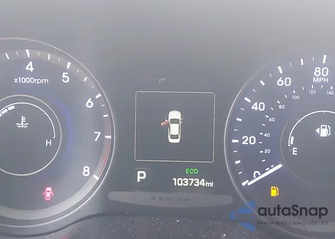 2016 Hyundai Azera из США, поврежденный, VIN KMHFG4JG9GA507584